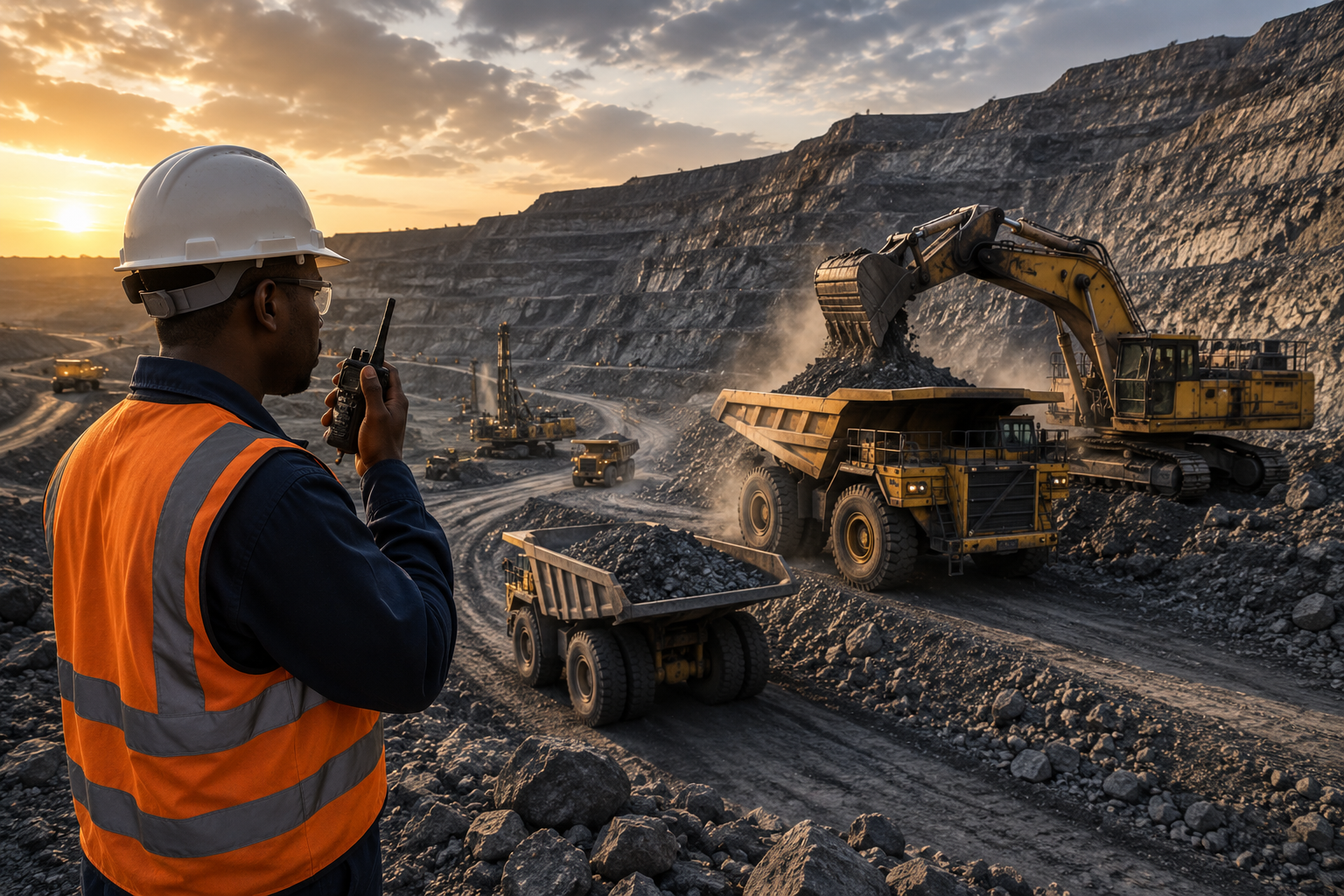 Mining operation and industrial support